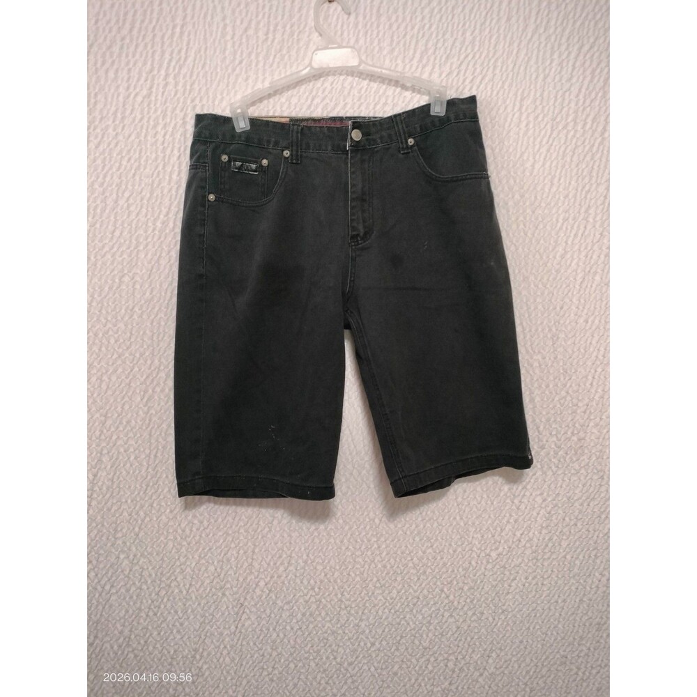 Winchester Denim Shorts Mens 38 Faded Black Long Jean  American Legend Logo
